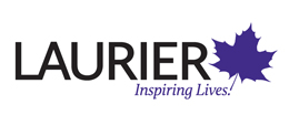 Wilfrid Laurier University logo. Laurier, Inspiring Lives.